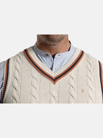 Charles Colby Sweater Vest in Beige