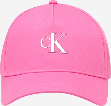 Șapcă de la Calvin Klein Jeans pe roz