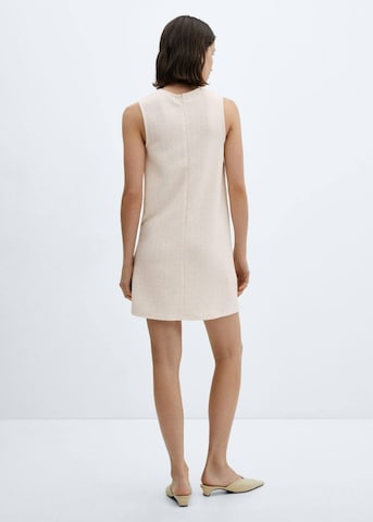 MANGO Dress 'Corn' in Beige