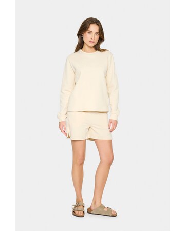 SAINT TROPEZ Sweatshirt 'LyonaSZ' in Beige