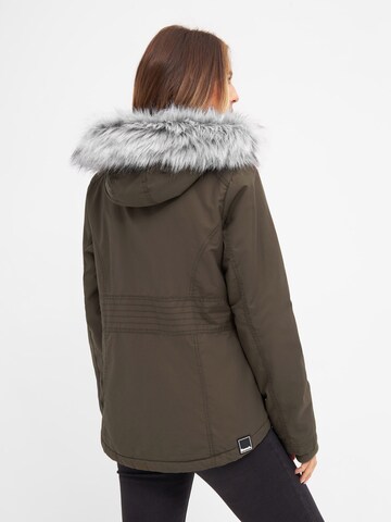 BENCH Winter jacket 'MARIE' in Green