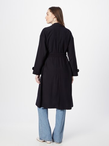 ABOUT YOU Between-seasons coat 'Vicky Trenchcoat' in Black