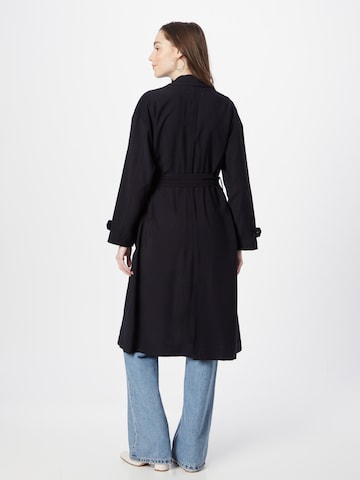 ABOUT YOU Between-Seasons Coat 'Vicky Trenchcoat' in Black