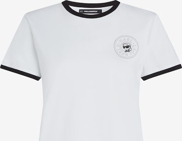 Karl Lagerfeld Póló 'Ikon' - fehér: elől
