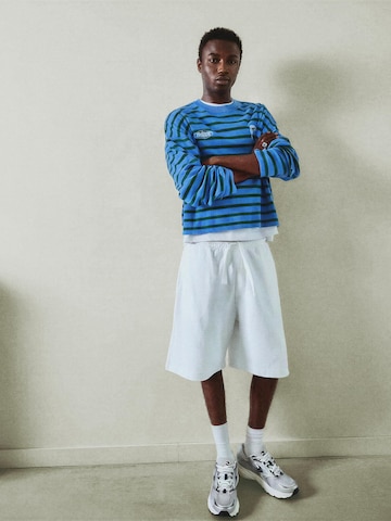 Bershka Loose fit Pants in White