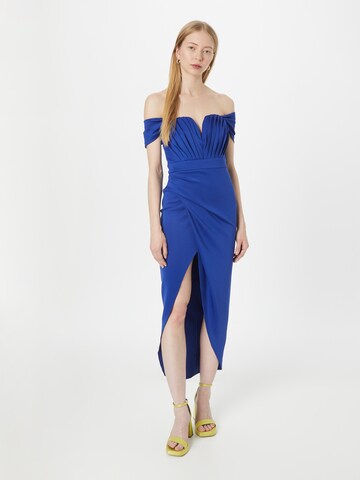 TFNC Sukienka koktajlowa 'PAROMA' w kolorze niebieski