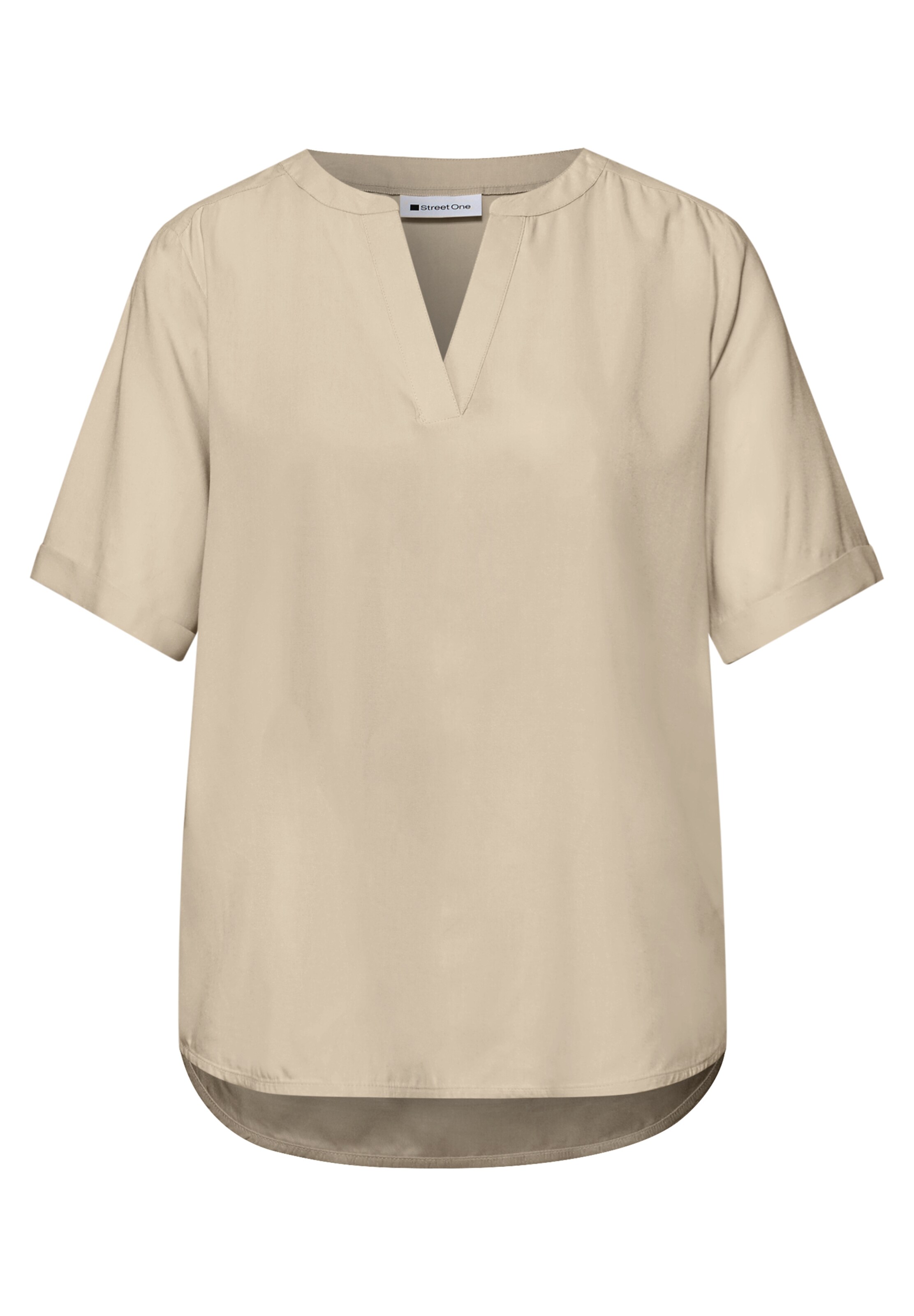 STREET ONE Bluse in Beige: Vorderseite