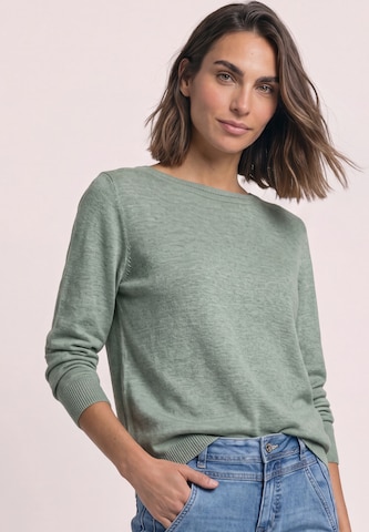 STREET ONE Pullover in Grün: Vorderseite