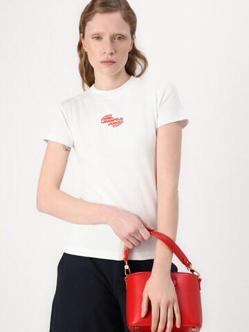 KARL LAGERFELD JEANS Футболка в Белый