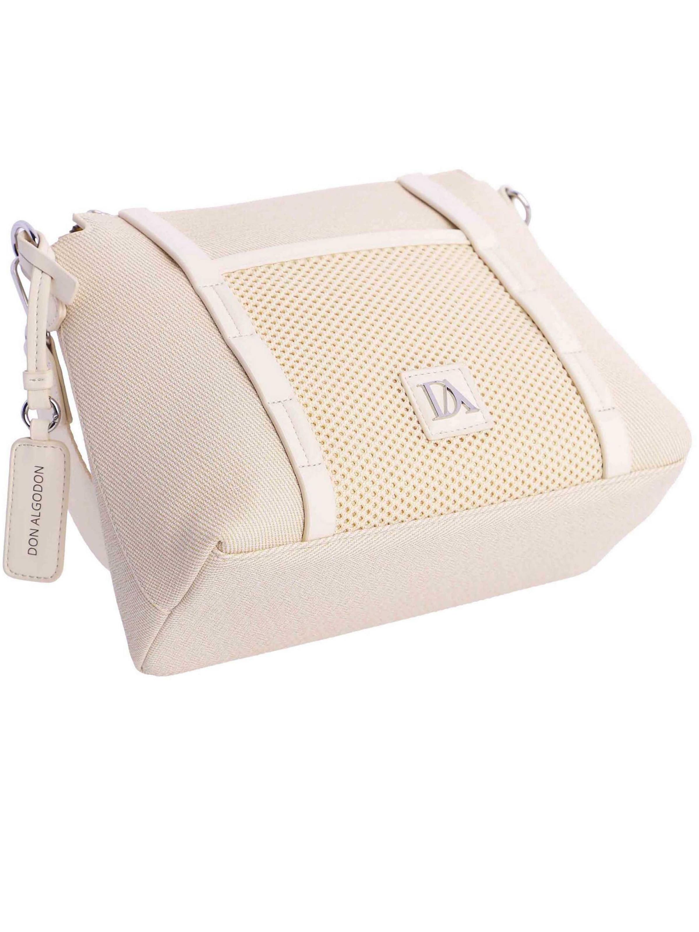 Don Algodon - Bolso de hombro en blanco