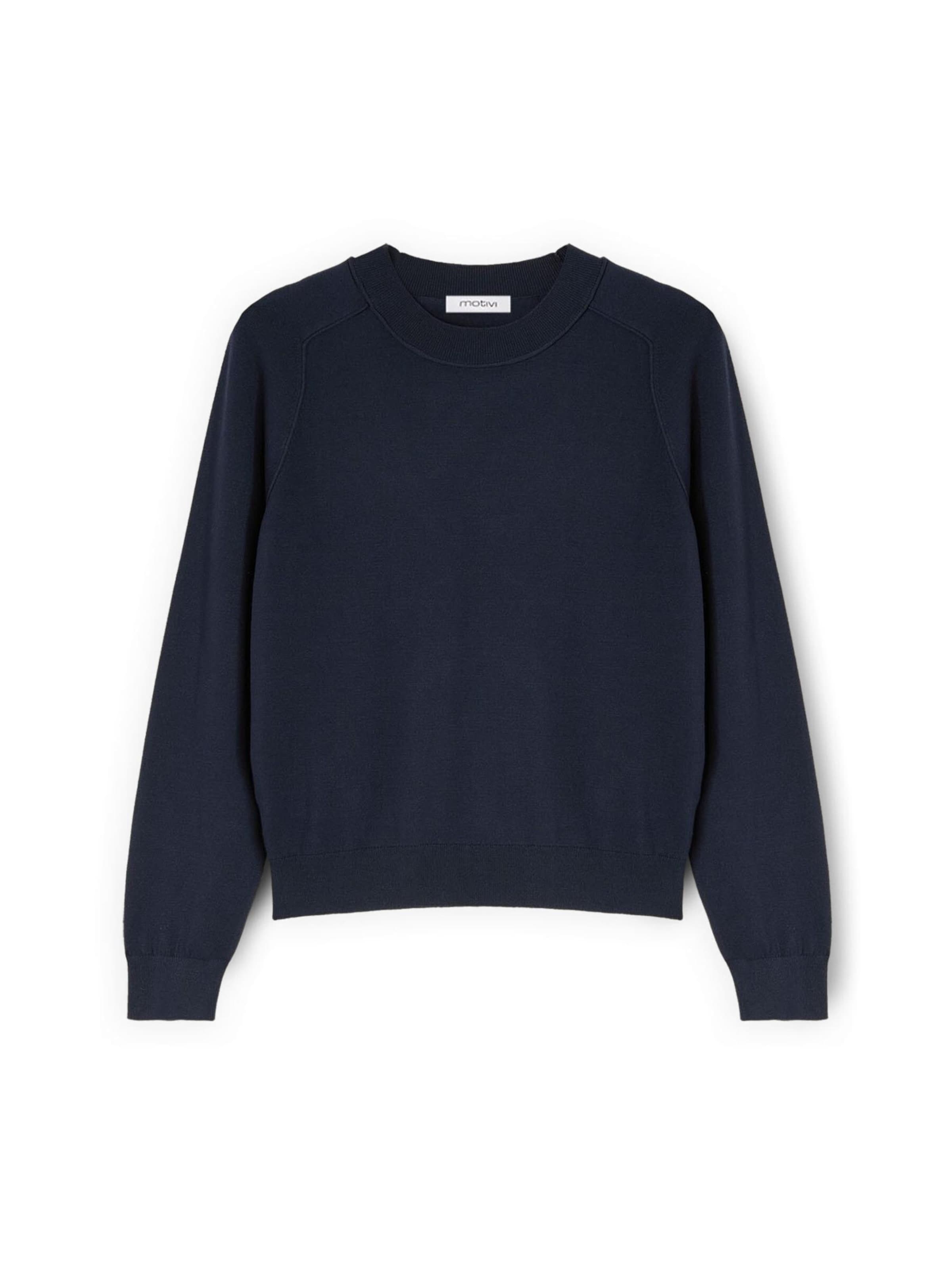 Pull-over MOTIVI en bleu : devant