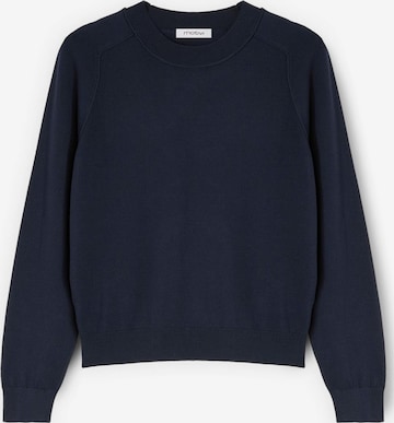 Pull-over MOTIVI en bleu : devant