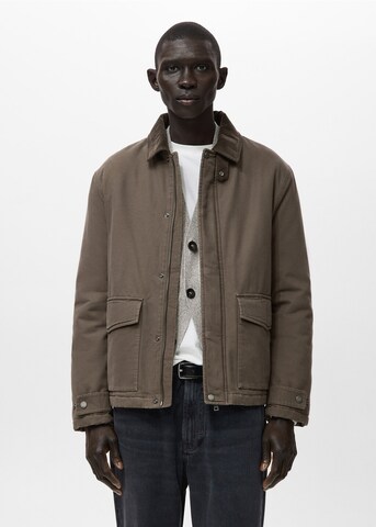 MANGO MAN Between-Season Jacket 'Chester' in Brown: front