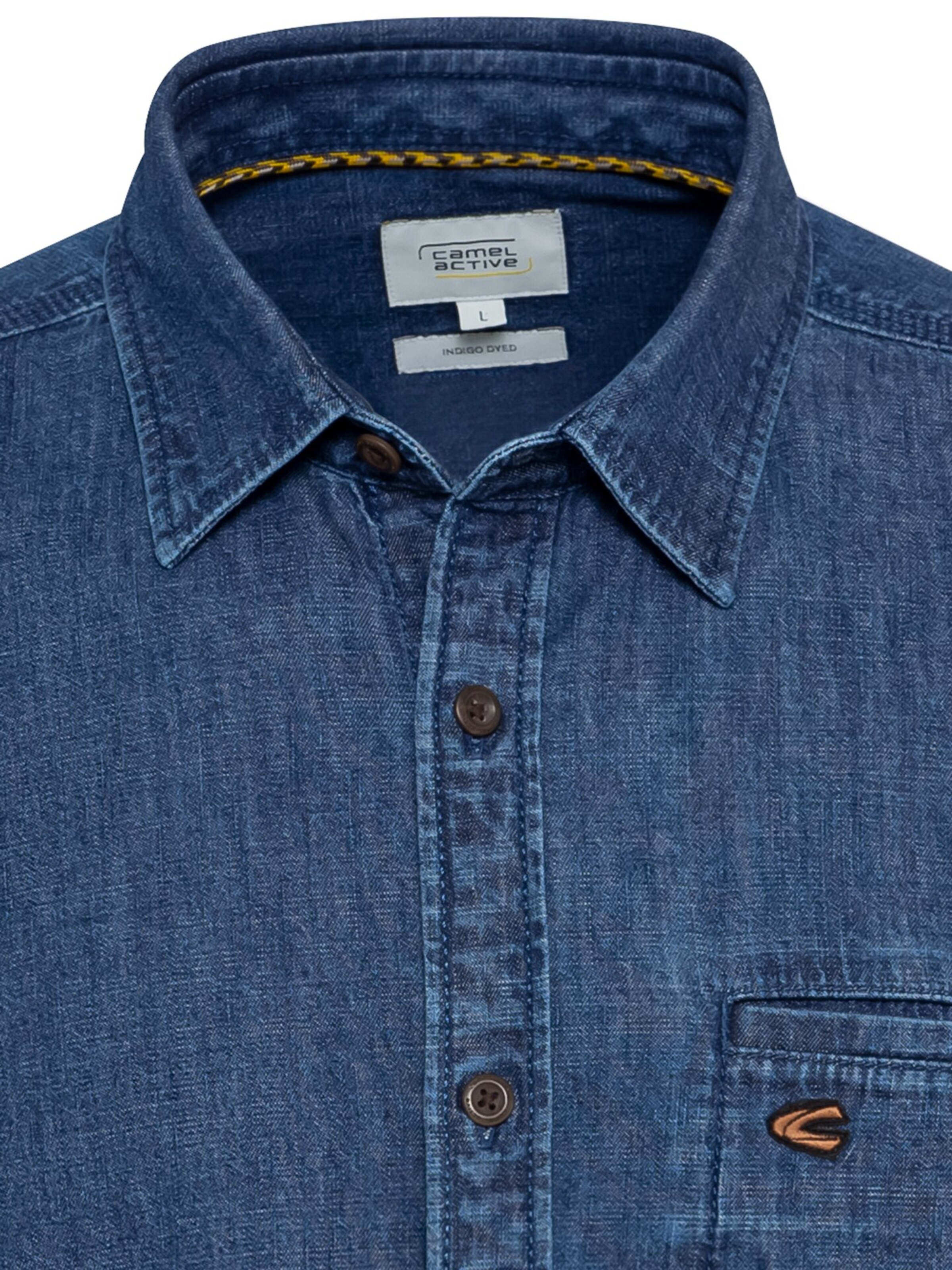 CAMEL ACTIVE Regular fit Button Up Shirt in Blue