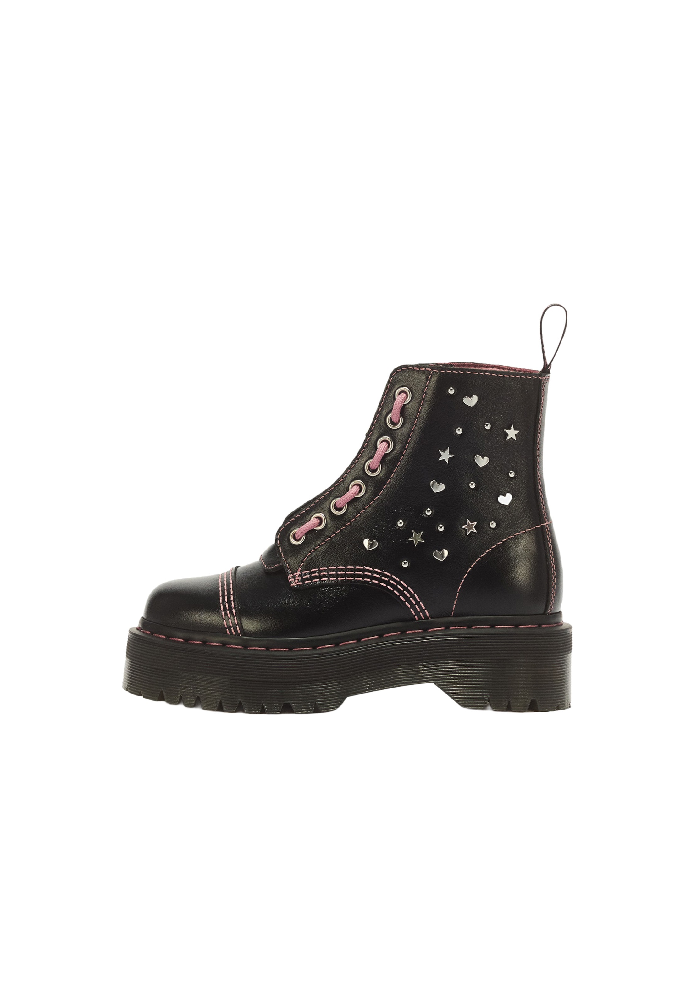 Dr. Martens Schnürstiefelette 'Sinclair HS' in Schwarz: Vorderseite