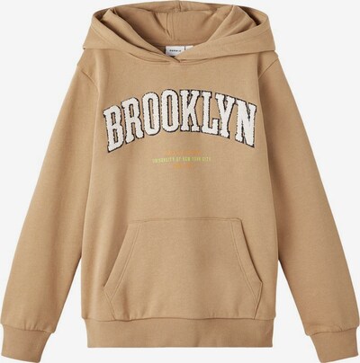 NAME IT Sweatshirt 'BROOKLYN' in beige / weiß, Produktansicht