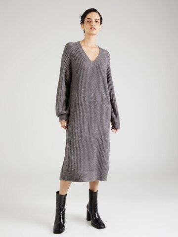 b.young Knitted dress 'OMARTHA' in Grey: front