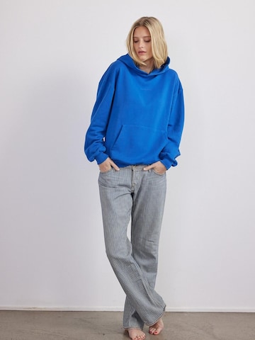BEARTH Sweatshirt 'Hoodie Bio-Baumwolle' in Blue: front