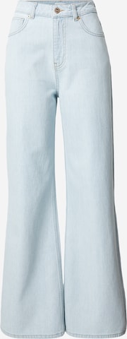 millane Wide leg Byxa i blå: framsida