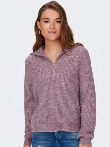 ONLY Pullover 'Baker' in Lila