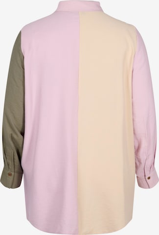 Zizzi Blouse 'XCLARU' in Pink