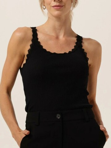 Coster Copenhagen - Top ' POPPY ' en negro: frente