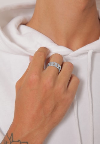 KUZZOI Ring Bandring in Silber