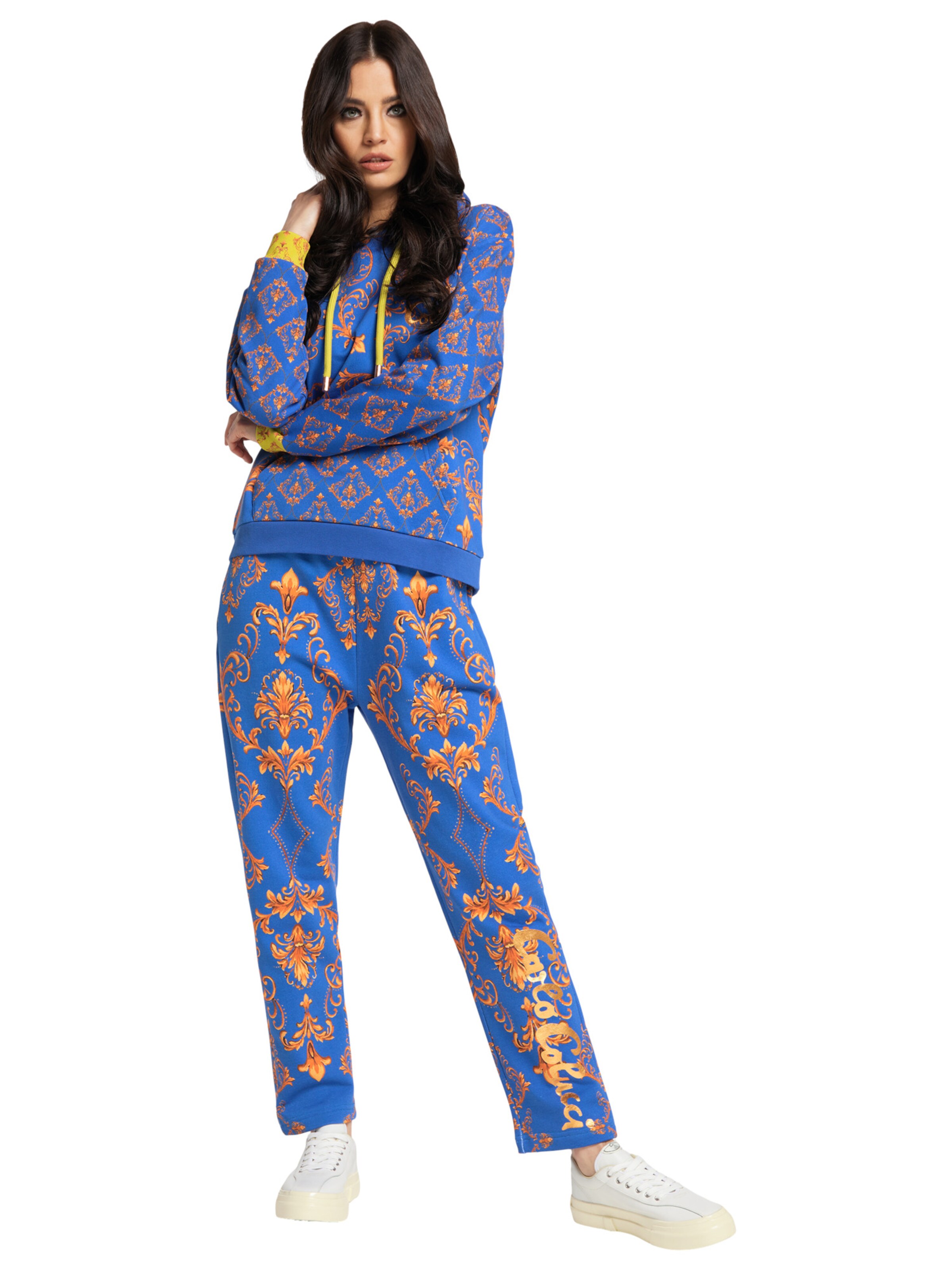 Sweat-shirt ' Citarda ' Carlo Colucci en bleu