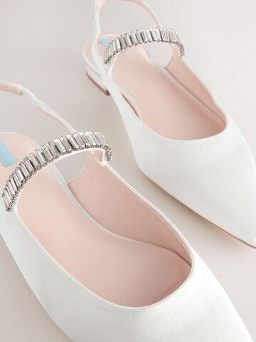 Ballerines à lanières 'Forever Comfort' Next en blanc
