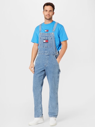 Tommy Jeans Regular Latzhose in Blau: predná strana