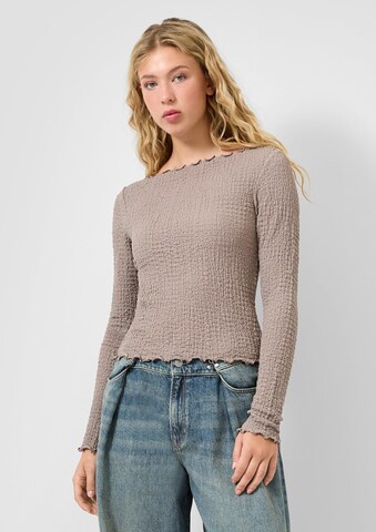 T-shirt QS en marron