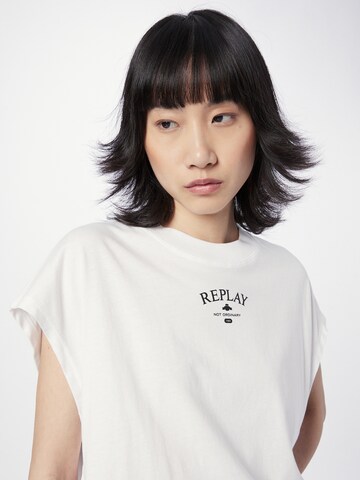 REPLAY Shirt in Wit