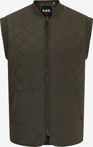 Gilet R.D.D. ROYAL DENIM DIVISION en vert : devant
