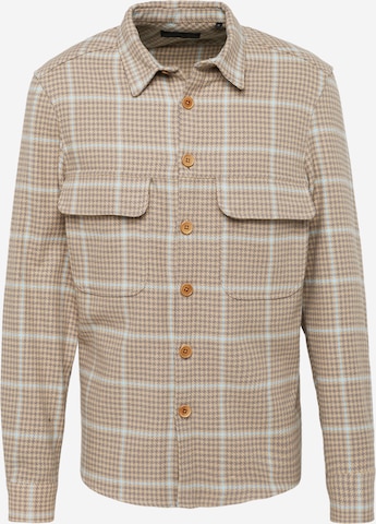 DRYKORN Regular fit Button Up Shirt 'SELED' in Beige: front