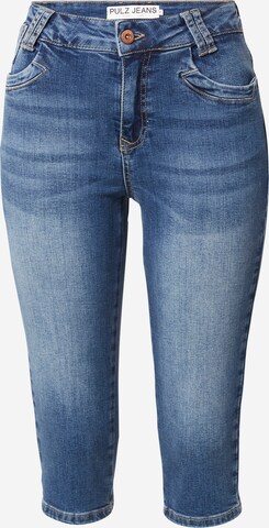 PULZ Jeans Skinny Jeans 'TENNA' in Blau: predná strana