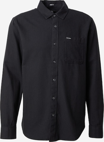 Coupe regular Chemise 'CADEN' Volcom en noir : devant
