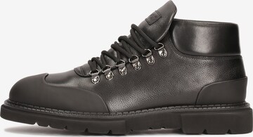 Kazar Lace-Up Boots in Black: front