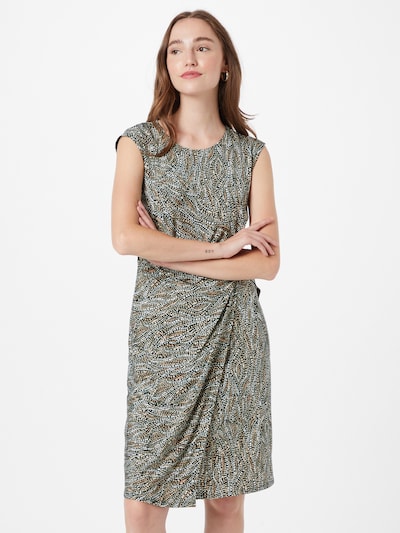 Rochie mulate s.Oliver BLACK LABEL pe șamoa / brocart / maro deschis / negru, Vizualizare model