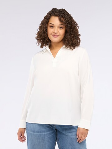 Chemisier Fiorella Rubino en blanc