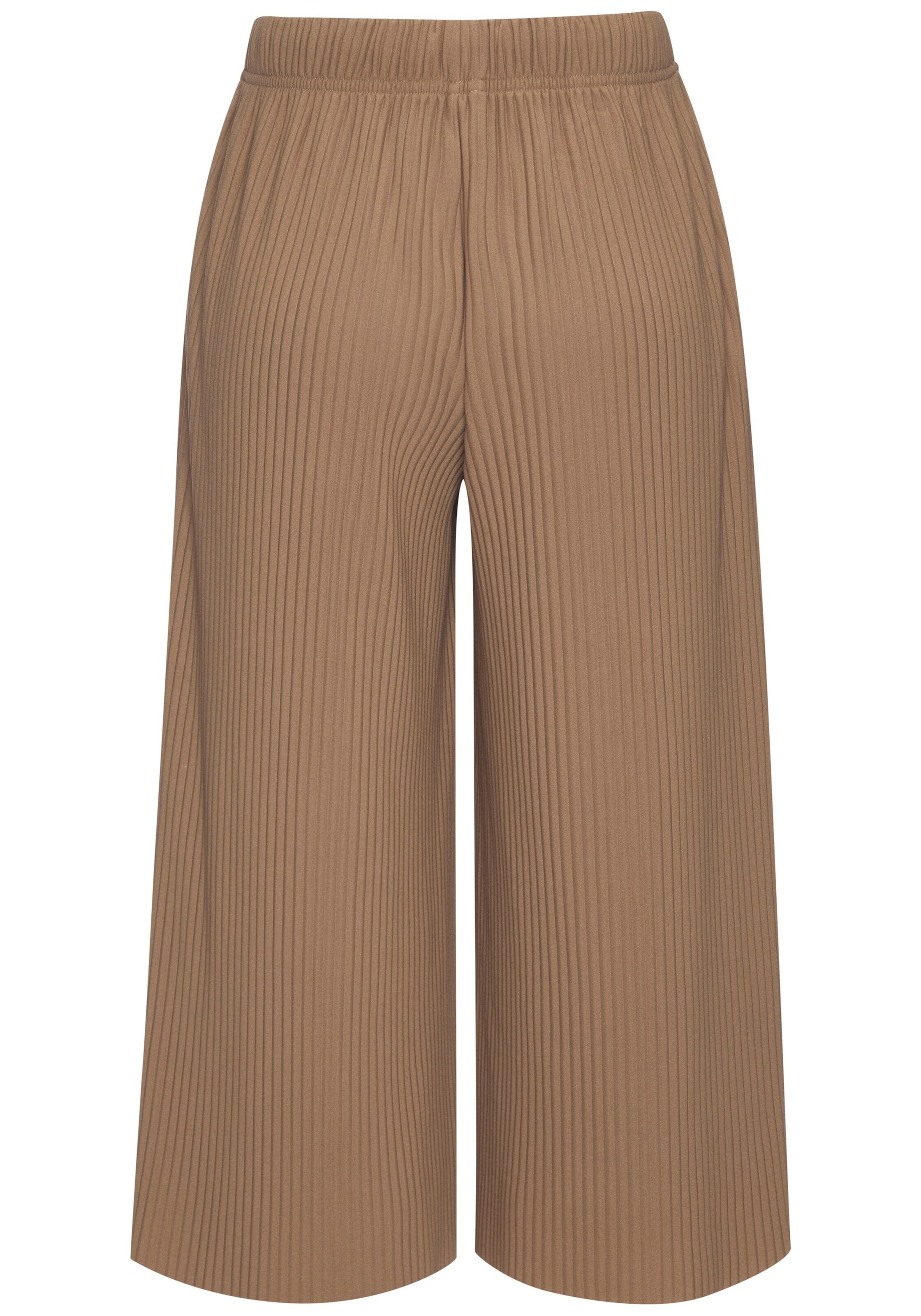 LASCANA Wide Leg Hose in Braun