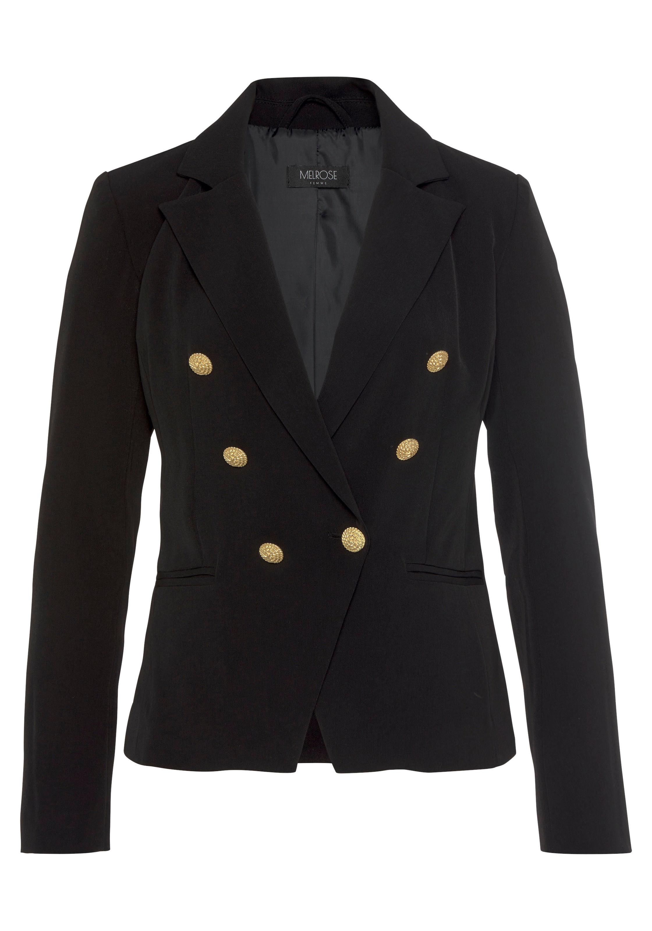MELROSE Blazer in Schwarz: Vorderseite