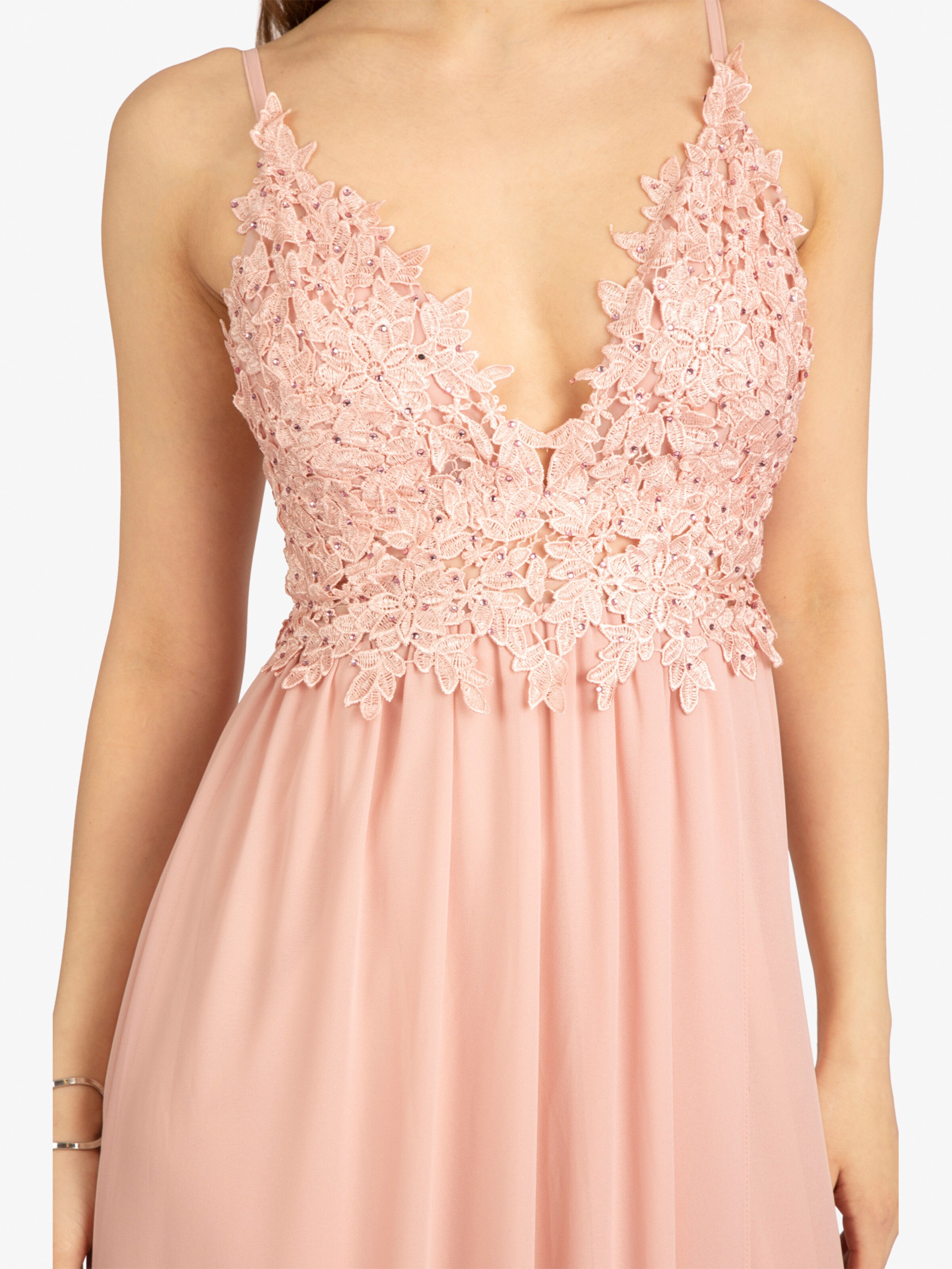 Frauen Kleider APART Abendkleid mit Spitzenbesatz in Pink - GY75774 Frauen Kleider APART Abendkleid mit Spitzenbesatz in Pink - GY75774