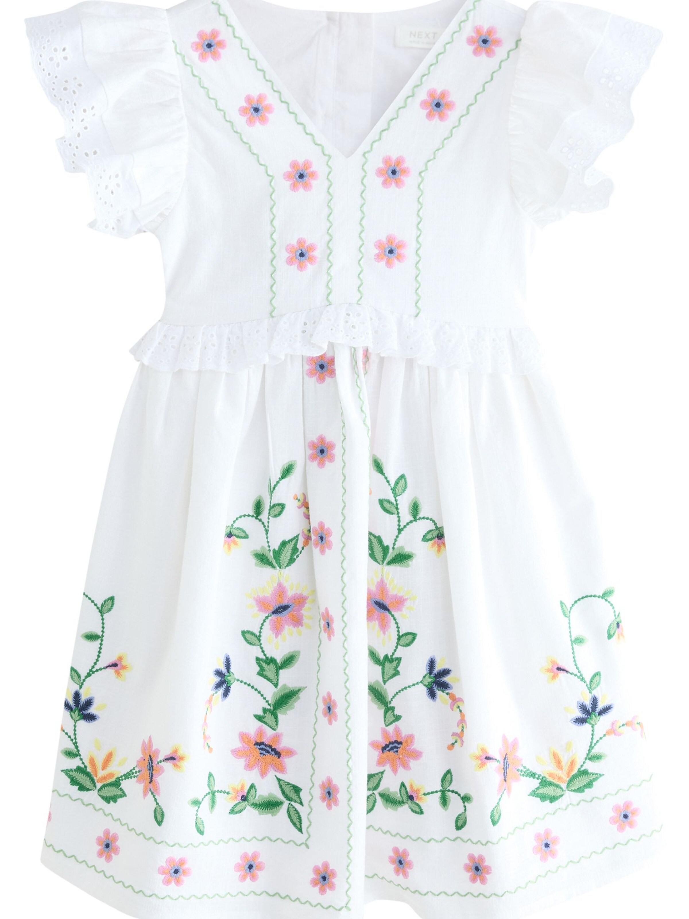 Next Klänning i vit: framsida
