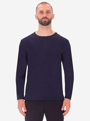 Distretto12 Trui 'Zefer' in Blauw: voorkant