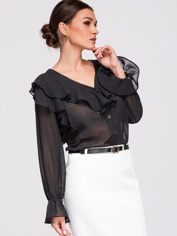 Ombre - Blusa en negro