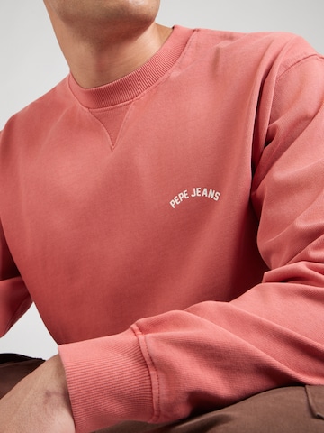 Pepe Jeans Sweatshirt 'JOHN' in Red