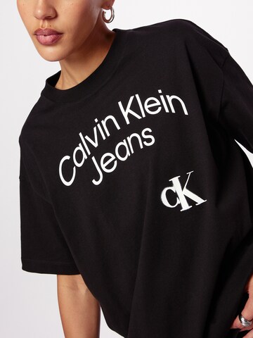 Calvin Klein Jeans Koszulka w kolorze czarny