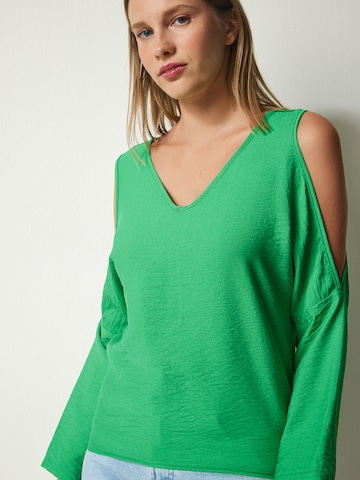 Happiness İstanbul Блузка в Зеленый: спереди