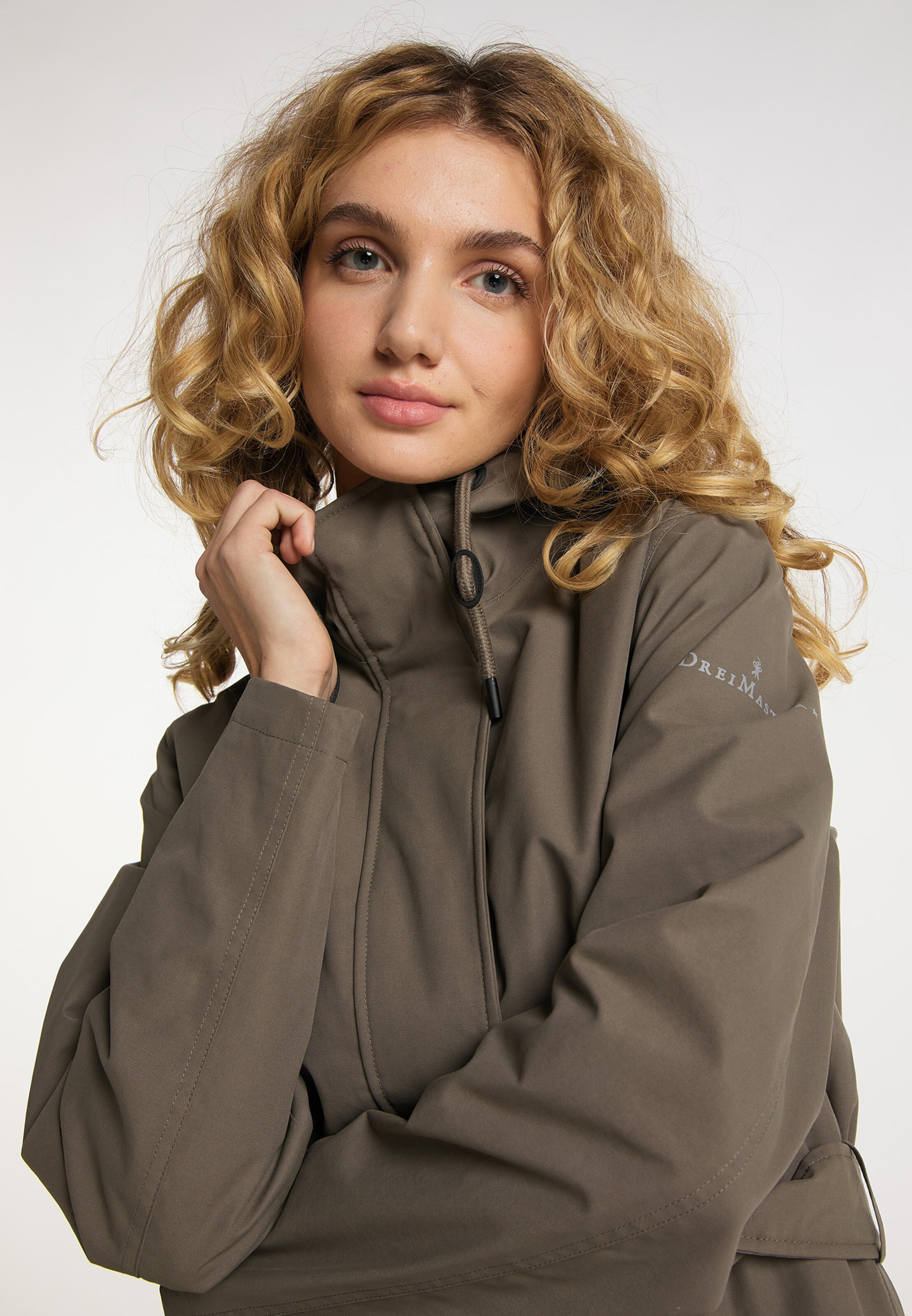 Frauen Jacken DreiMaster Klassik Funktionsjacke in Khaki - JD25246 Frauen Jacken DreiMaster Klassik Funktionsjacke in Khaki - JD25246