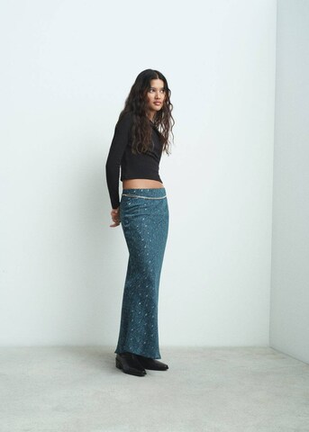 MANGO TEEN Skirt in Blue